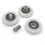 Duschdörrsrullhjul 25 mm diameter, 8-pack 2