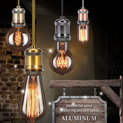 E27 Retro-Pendelleuchtenfassung mit 1 m Kabel 2
