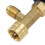 R134a Dosenzapf-Set blauer Metallspender mit Ventil 7