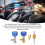 R134a Dosenzapf-Set blauer Metallspender mit Ventil 11