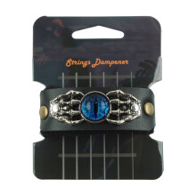 Silencieux réglables pour cordes de guitare, enveloppes de-Bleu