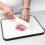 Cutting Board for Vegetable and Meat with Garlic Grinding Feature White 2