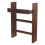 Porte-Serviettes Mural En Bois Marron, Rack Rustique À Étagères 1