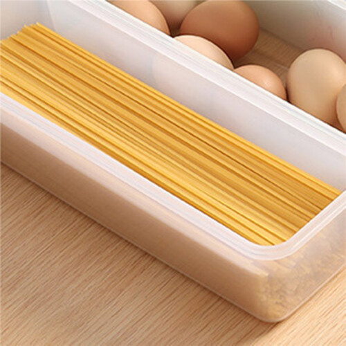 1pc 1.6L Capacity Food Storage Container Reusable Food Storage Box Flip Top Bread and Kitchen Organizer Multi- Function 2