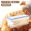 1pc 1.6L Capacity Food Storage Container Reusable Food Storage Box Flip Top Bread and Kitchen Organizer Multi- Function 4