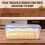 1pc 1.6L Capacity Food Storage Container Reusable Food Storage Box Flip Top Bread and Kitchen Organizer Multi- Function 5