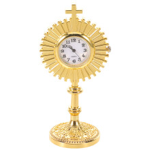 Mini Vintage Gold Metal Clock Decorative Gear Desk Clock