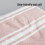 Bath Towel Set Pink 13x30 Inches 3-Pack 4