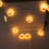 Luci a stringa fantasma di Halloween a batteria, 20 luci 5