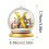 Yellow Crystal Acrylic Christmas Tree Alphabet Ornaments 3