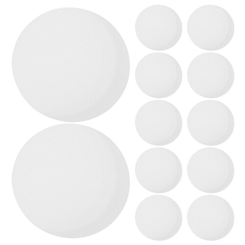 12Pcs 5 Inch White Acrylic Downlight Covers Anti-Glare Lamp Diffusers