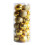 Christmas Balls Gold Electroplated 4cm 24pcs 2