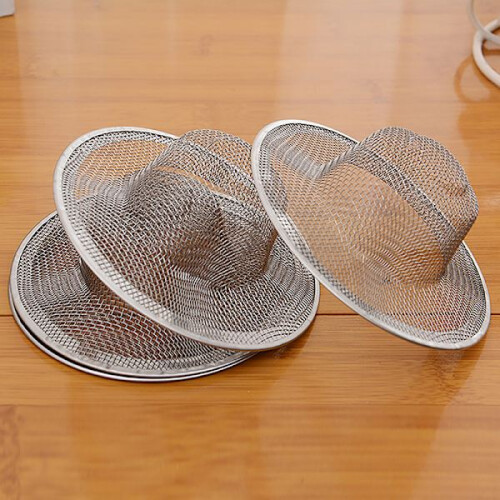 Avløpsfilter i rustfritt stål, 2 stk., 9 cm 1