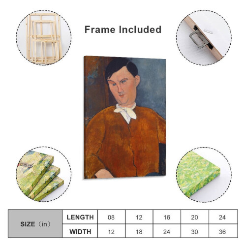 Amedeo Modigliani Kunstdruk Canvas Poster20x30cm 1