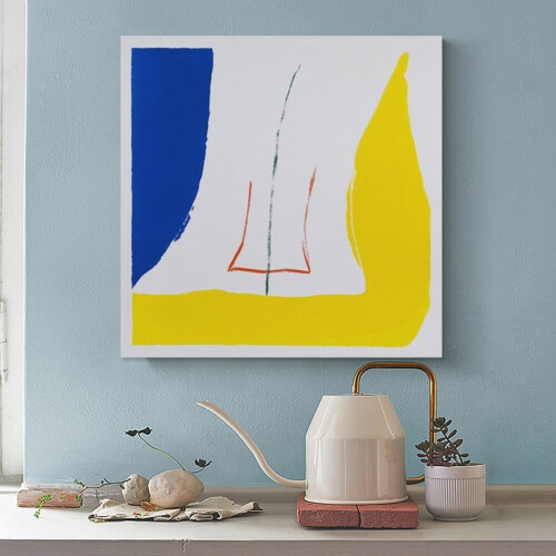 Impression sur toile abstraite d'Helen Frankenthaler, 61 x 61 cm 2