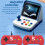 Console de Videogame Arcade Retrô A6PLUS  com Mais de 1000 Jogos, Tela de 3,2 Polegadas, Joystick Integrado, Suporte para Saída de TV, Fliperama 3