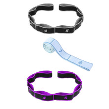 3Pcs Professional 8 Rings Resistance Band Arm Back Trainer-C