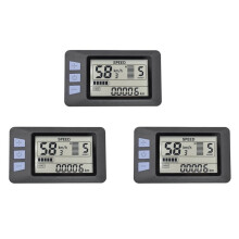 3X P3H LCD Display Meter Dashboard 24V 36V 48V 60V Elcykelmätare Displaypanel för Elektrisk Skoter(5PIN)