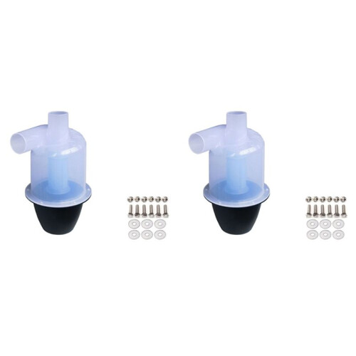2X Cyclone Dust Collector (50ST10, Clear, Turbocharged)