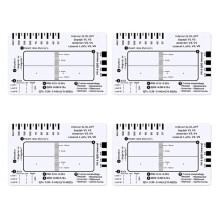 4X ECG 7 Step Ruler, ECG 7 Step Ruler for ECG/EKG Interpretation, Rapid and Quick Cardiac Analysis and Measurement Tool