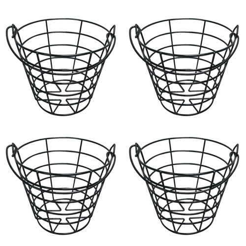 4X Practice  Balls Container Basket with Handle Storage Box Hold  to 50 PCS  Balls