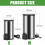 Rustproof Stainless Steel Fish Tanks Filter-Filter bucket S 6