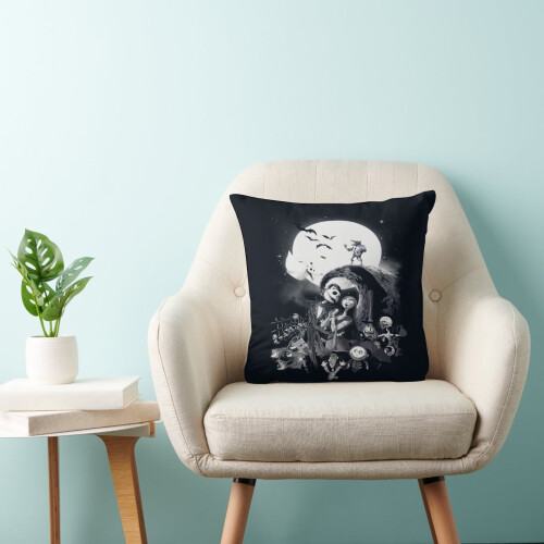 Μαξιλαροθήκη Nightmare Before Christmas 18x18 εκ. 2
