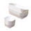 Octagonal Food Paper Tray For Bread Cake Hamburger-boat shape 2