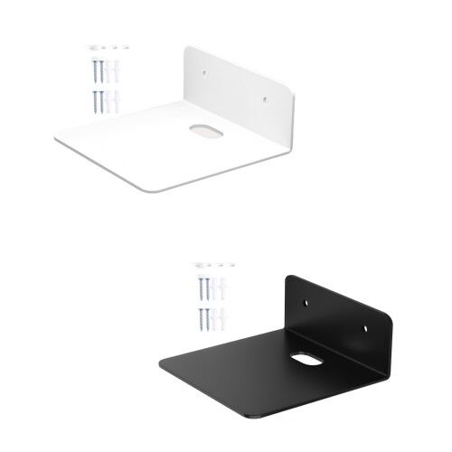Acrylic Wall Shelf for Projector Adhesive Floating-White 1