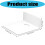 Acrylic Wall Shelf for Projector Adhesive Floating-White 4