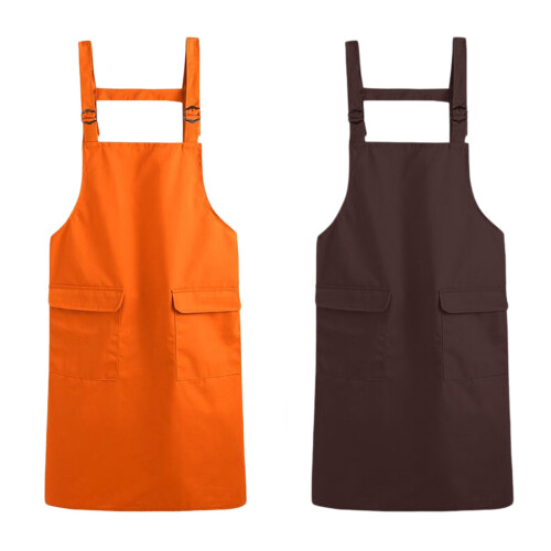 Professional Chefs Apron Polyester Water Proof-Coffee 1