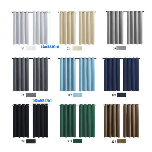 Light Blocking Curtains with Thermal Insulation 42X63Inch-23 1