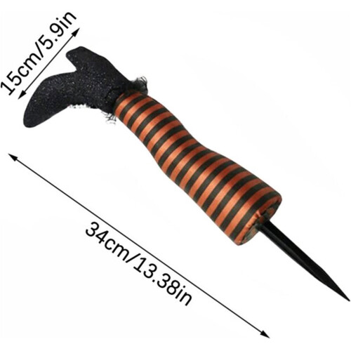 Gambe da strega a righe con tacchi alti – 2 pezzi Halloween 1