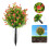 Handcrafted Plastic Flower Stake Stake Great For Themed-White 5