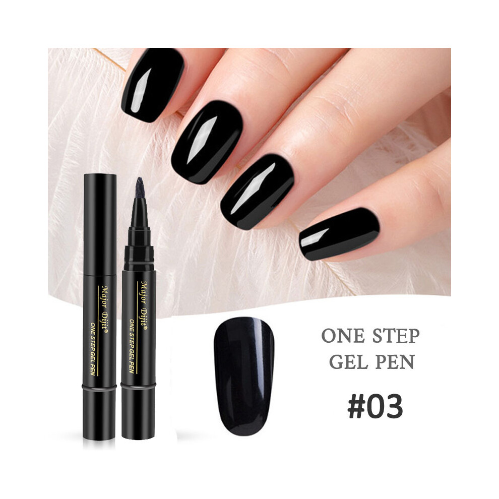 (BEDR123-3) New product manicure one-step nail polish gel pen style nail polish gel