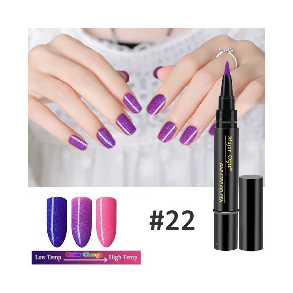 (BEDR123-22) New product manicure one-step nail polish gel pen style nail polish gel