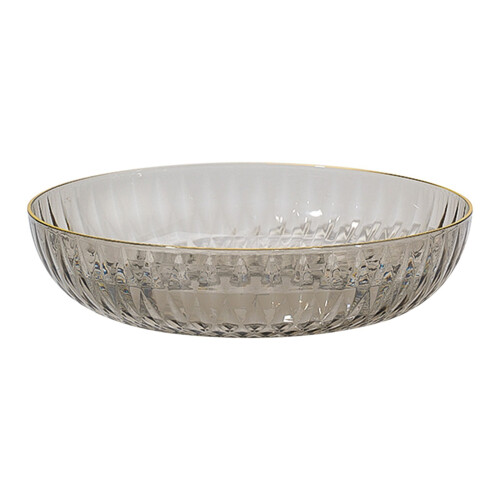 Metallic-Finish Fruit Plate 25x25x6 cm 1