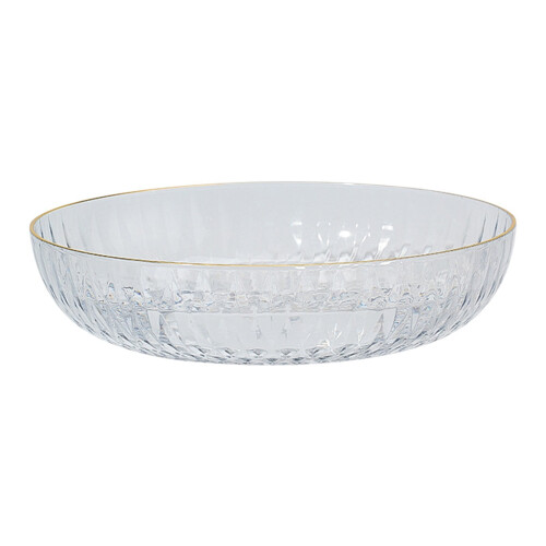 Metallic-Finish Fruit Plate 25x25x6 cm 2