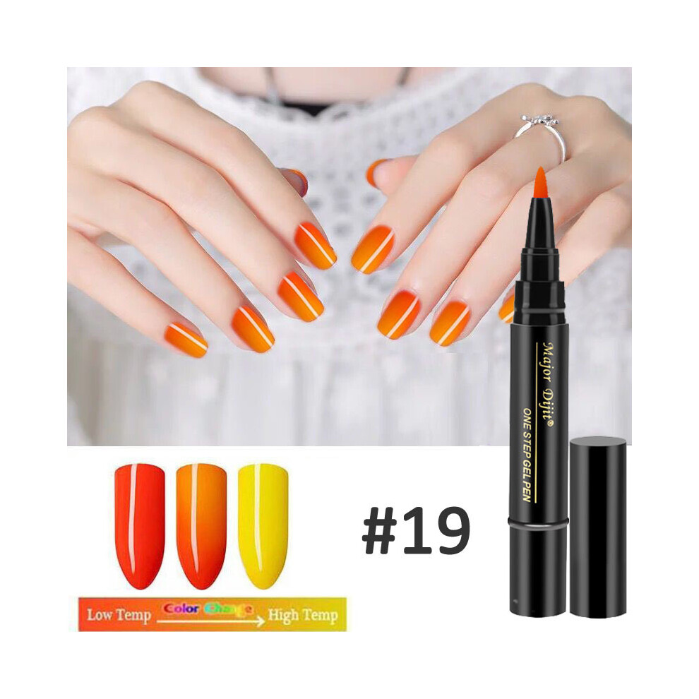(BEDR123-19) New product manicure one-step nail polish gel pen style nail polish gel