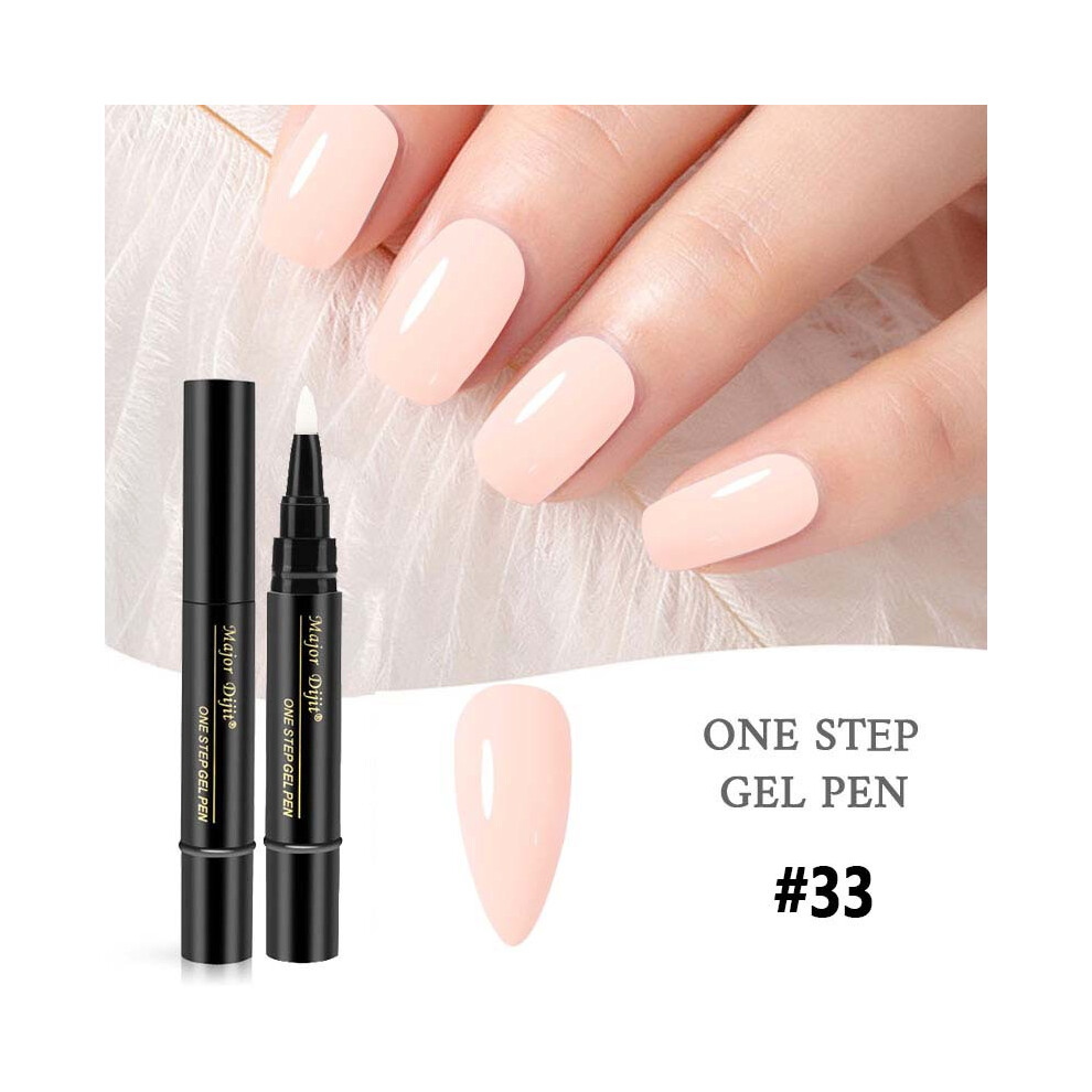 (BEDR123-33) New product manicure one-step nail polish gel pen style nail polish gel