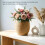 Handgefertigte gewebte Blumenvasen, Korb-Rattan-Vasen,-L 252B 5