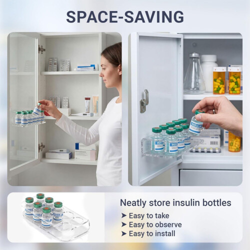 Portable Organizers With 10 Slots Sturdy Acrylic Construction 1