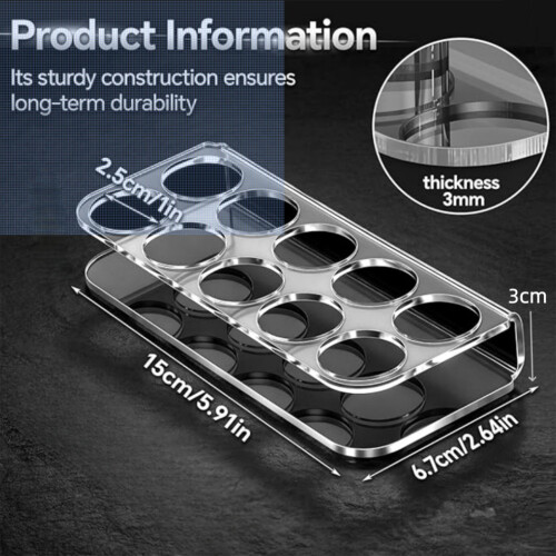Portable Organizers With 10 Slots Sturdy Acrylic Construction 2