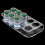 Portable Organizers With 10 Slots Sturdy Acrylic Construction 7