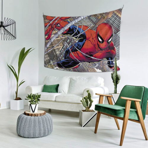Τέχνη τοίχου με ταπισερί Spider-Man 60x40 ίντσες 2