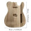 Guitar Body Maple Cap DIY Elektrisk Gitarr ErsäTtningsdelar för Oavslutade TL Elgitarr 6