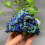 Natural azurite malachite geode crystal specimen 1 piece 4