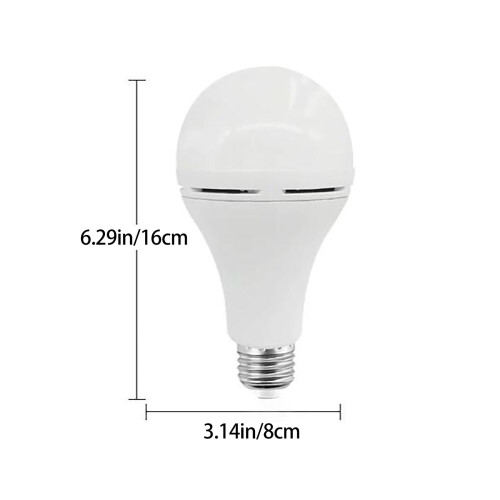 Oplaadbare LED-lamp E27 60W equivalent 450LM 6000K (verpakking) 2