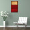 Εκτύπωση σε καμβά Mark Rothko Red196416x24in 5