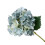 Haste de tecido com flor de hortênsia artificial de 37 cm 3